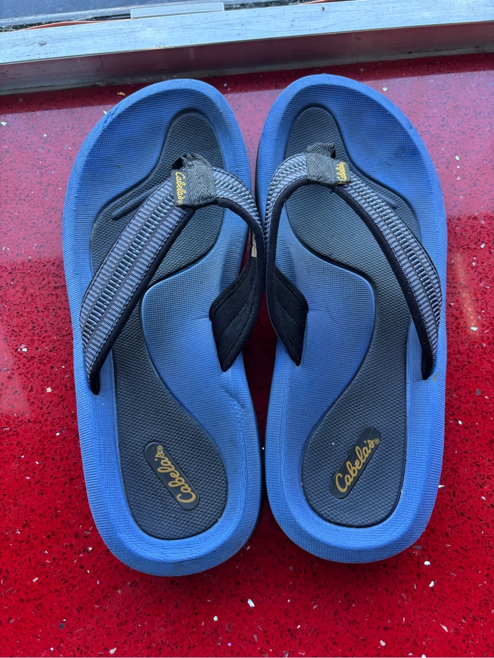 Cabela's Blue and Black Women's Sport Sandals size 9